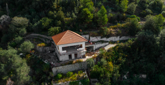 Ventimiglia şehrinde 300 metrekarelik bir villa inşaatı.