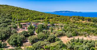 Deniz manzaralı Monte Argentario'da Villa Joe Pomodoro