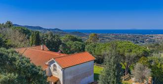 Livorno'da deniz manzaralı villa